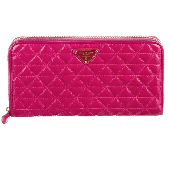 Prada Handbags - Quilted Vitello Prada Wallet. NWT